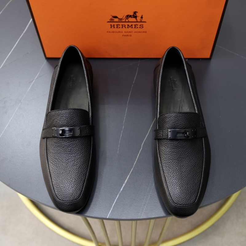 H**mes leather shoes